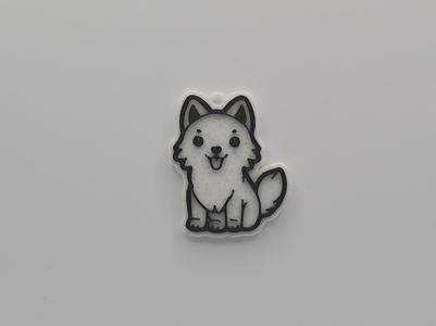 Cute Wolf Keychain