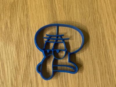 Squidward Cookie Cutter