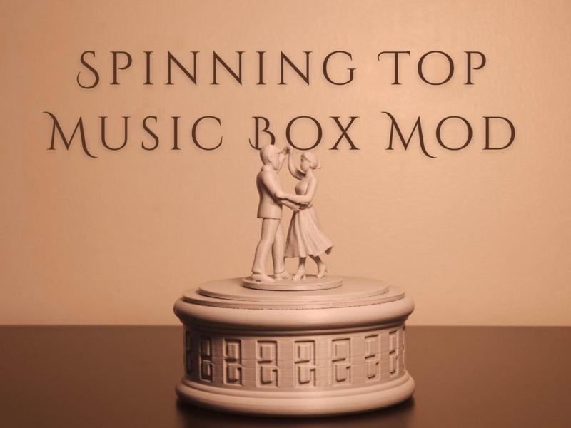 Customisable Music Box Spinning Top Mod