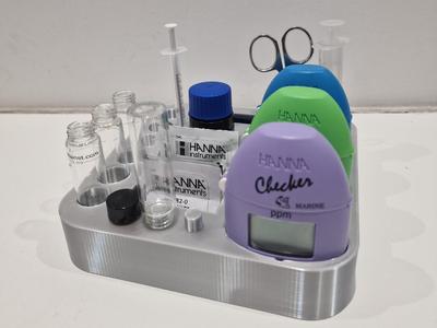 Hanna Checker Tray Holder KH PO4 NO3 Marine Reef 