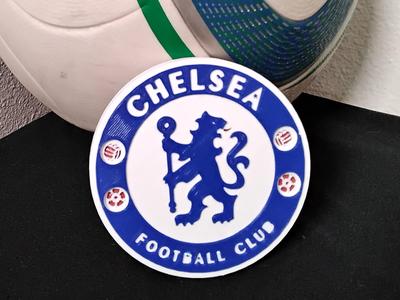Concave Chelsea FC Coaster or plaque