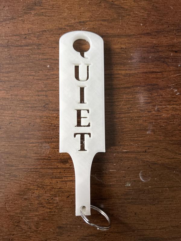 Mini Quiet Sign