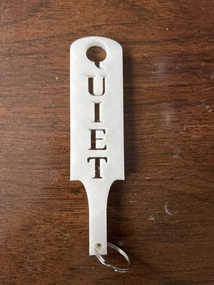 Mini Quiet Sign