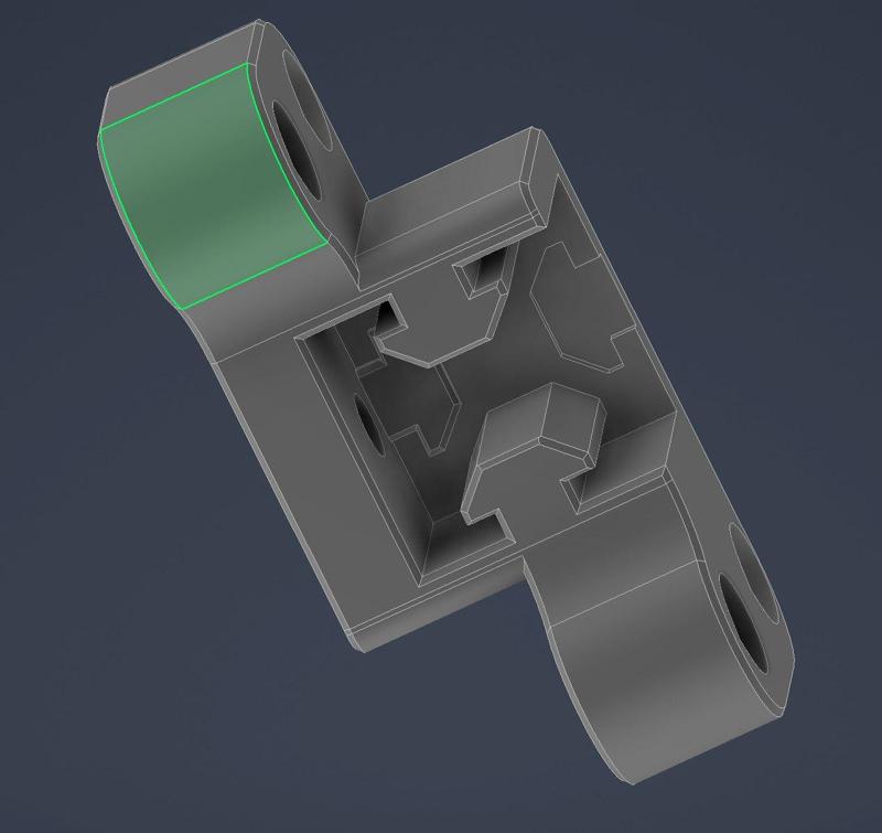 Ratrig V-Core 4 xy Spacer for different extrusion