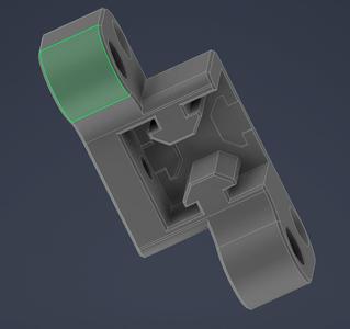 Ratrig V-Core 4 xy Spacer for different extrusion