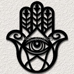 hamsa hand wall art all seeing eye wall decor mandala decoration spiritual