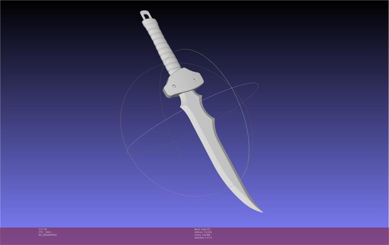 Solo Leveling Knife Intact And Broken Assembly
