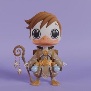 wizard duck with baculum