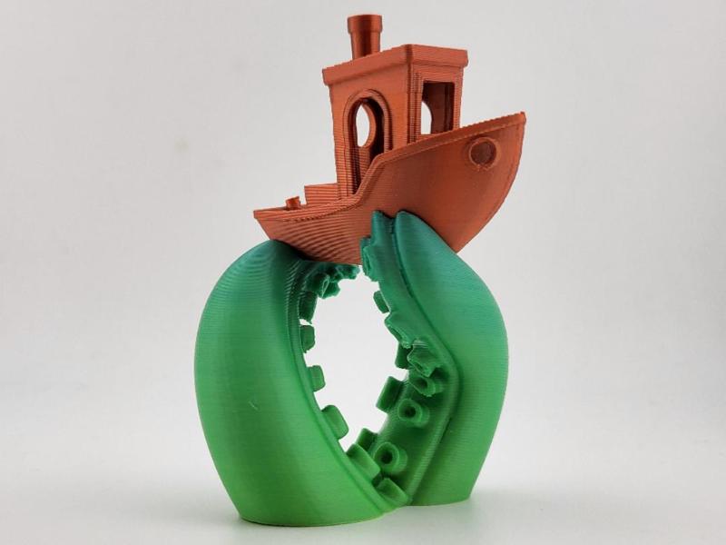 Benchy stand tentacle kraken display