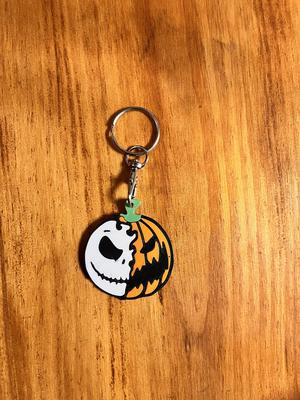 Burton Pumpkin keychain
