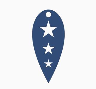 3 Stars Teardrop.stl