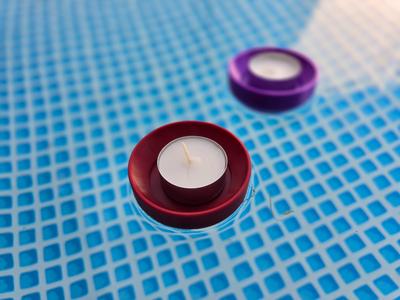 Swimming candle "Jar" - Style your pool!
