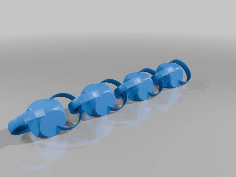 cube chain fidget