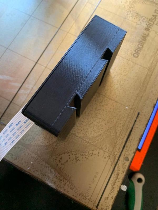 Raspberry Pi removable case under desk mount