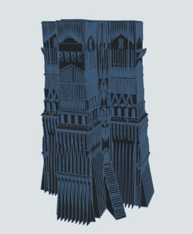 Orthanc Isengard 10mm Scale