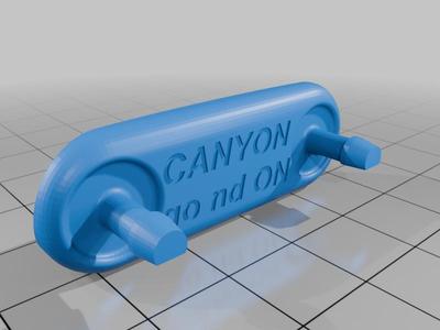 Canyon Spectral ON bottle Cage plug