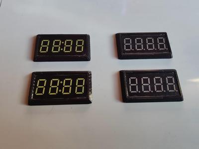 TM1637 display cover and back spacer (0.36")