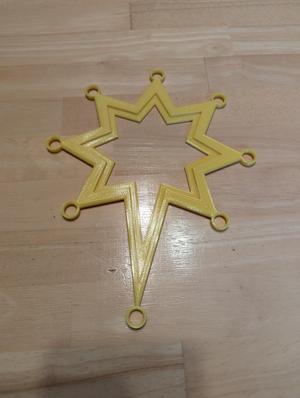 Cross Stitch Organizer - Christmas Star