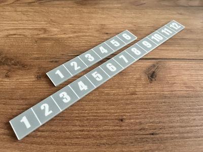 Universal game measure tool 6 and 12 inch
