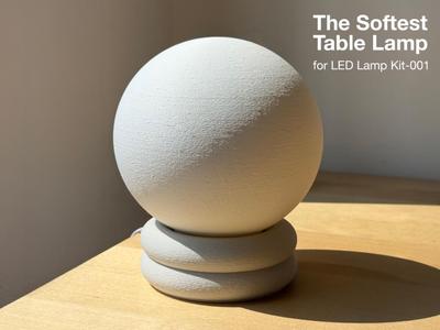 Modern Pillow Base Globe Lamp for LED Lamp Kit
