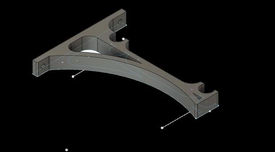 Shelf bracket for filament shelf