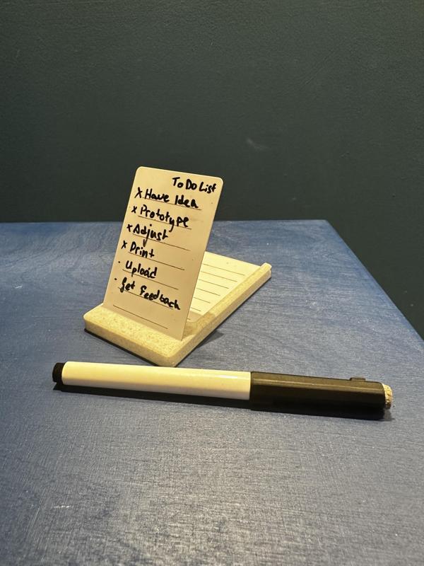 Dry Erase Note Organiser