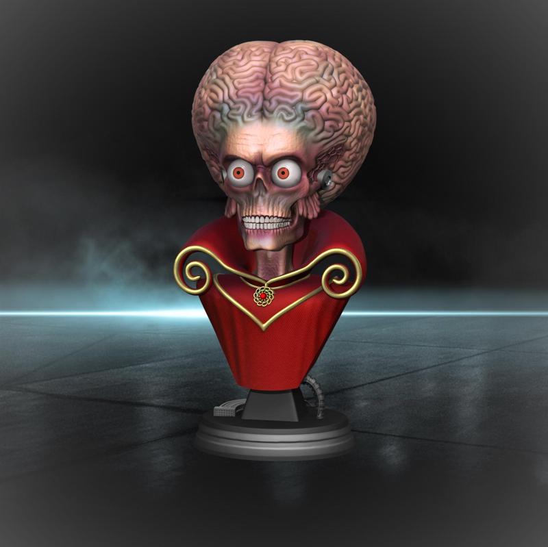 Supreme Martian Leader Bust -Mars Attacks!