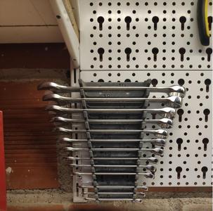 Open ended wrench holder