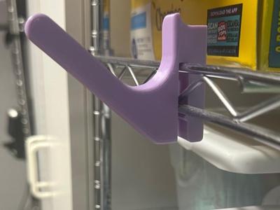 Heavy-Duty Wire Shelf Hook for Utility Storage