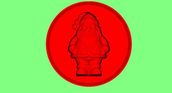 mold papa noel