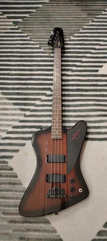 Thunderbird Bass pickguard with logo   