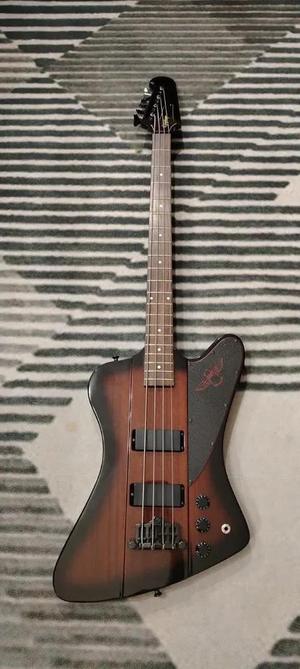 Thunderbird Bass pickguard with logo   