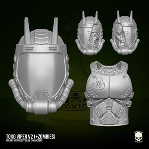 Toxo Viper Fan Art Kit 3D printable File For Action Figures