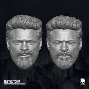 Butcher The Boys Fan Art Heads 3D printables for Action Figures