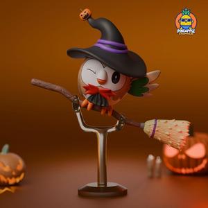 Rowlet halloween style