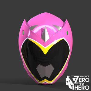 Power Ranger Dino Charge Pink helmet