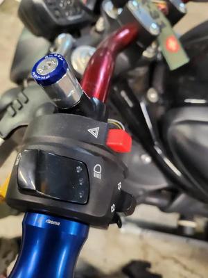 Motorcycle rearview cap   