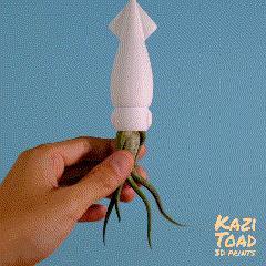 Squid and Jellyfish Airplant Holder Magnetic quick release mounts