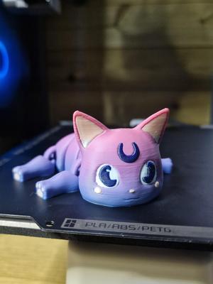 Crescent the Cat - Articulated
