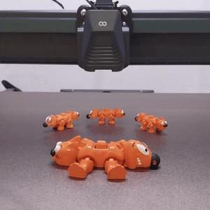 Cat dog keychain