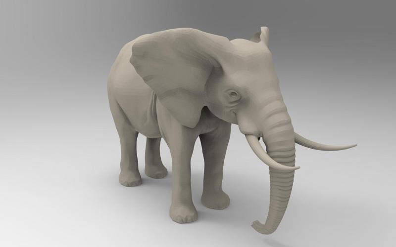 Elephant 3D Printable