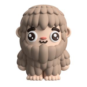 Cute Cryptid Little Bigfoot Art Toy Figure
