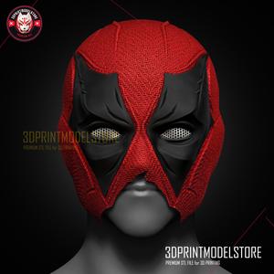 Marvel Deadpool Mask Exposed Mouth - Helmet Cosplay Props