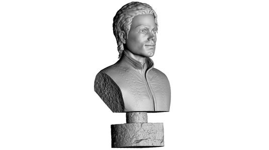 MICHAEL JACKSON bust for 3D print STL