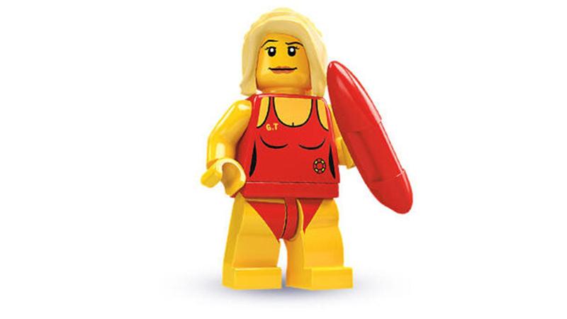 3D print minifigure - 8684-8 Life Guard