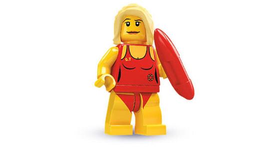 3D print minifigure - 8684-8 Life Guard