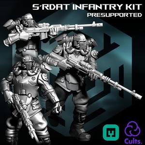 S'rdat infantry - space guard soldiers - modular kit [PRESUPPORTED]