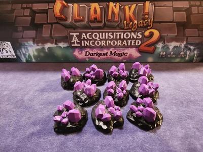 Clank Legacy 2 Ore Tokens with hollow base   