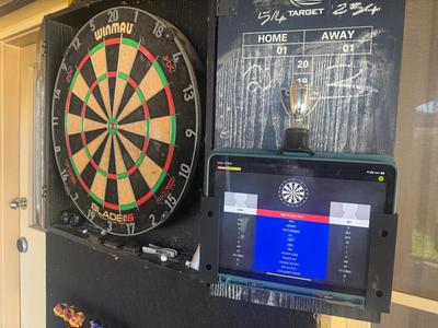 iPad Tablet Wall Holder Dartboard Edition