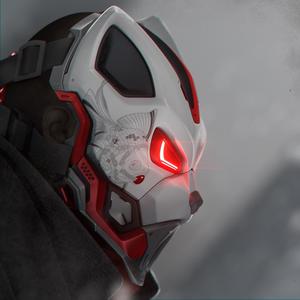 Evo Cat-  cosplay sci-fi mask - digital stl file for 3D-printing